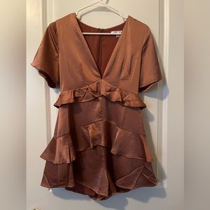 dust rose/ wine color romper